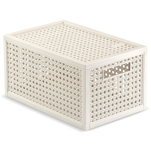 Curver Krem kutija za pohranu s poklopcem od reciklirane plastike 19x30x15 cm Kaya &amp;ndash; Slike