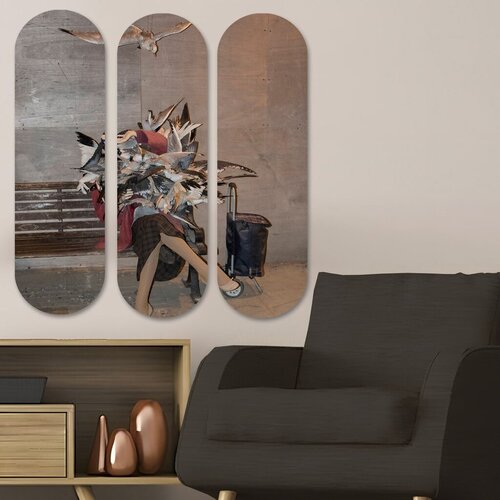 Wallity slika 3KY3778, 70x70 cm, 3 dela Cene