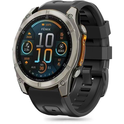 TECH-PROTECT SILIKONSKI OVITEK ZA GARMIN FENIX 5X 6X 7X 8 ČRN, (21974507) Cene