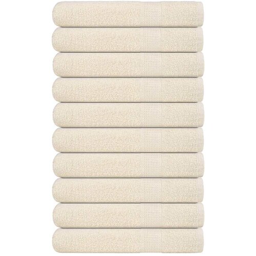  Ručnici FROGN 10 kom krem boje 100x200 cm 360 g/m² Cene