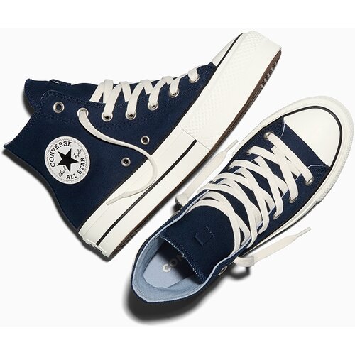 Converse Ženske patike chuck taylor all star lift platform scarf bow Slike