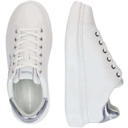Karl Lagerfeld Nizke superge opal / bela Slike