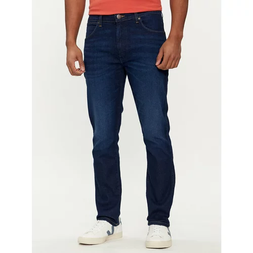 Wrangler Jeans hlače Larston 112350845 Mornarsko modra Slim Fit