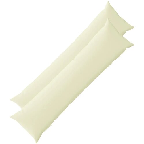  Jastuk s jastukom HEERLEN 2 kom. Krem Poliester - Krem 40 x 145 cm 2 Slike
