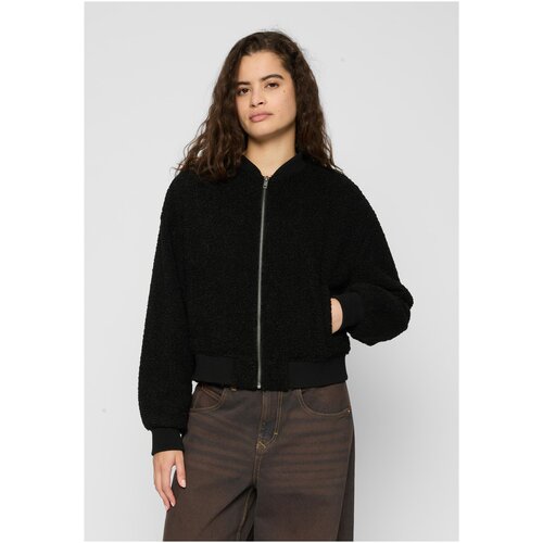 Urban Classics Women&amp;#039;s Oversized Jacket Sherpa Bomber Jacket Black Slike
