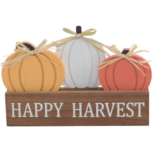 Sinsay Samostojeća dekoracija s motivom bundeve i natpisom &amp;bdquo;Happy Harvest&amp;ldquo; Slike