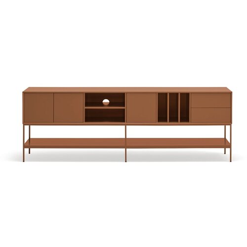 Teulat Opečnato oranžna TV omarica 220x74x45 cm Platt – Cene