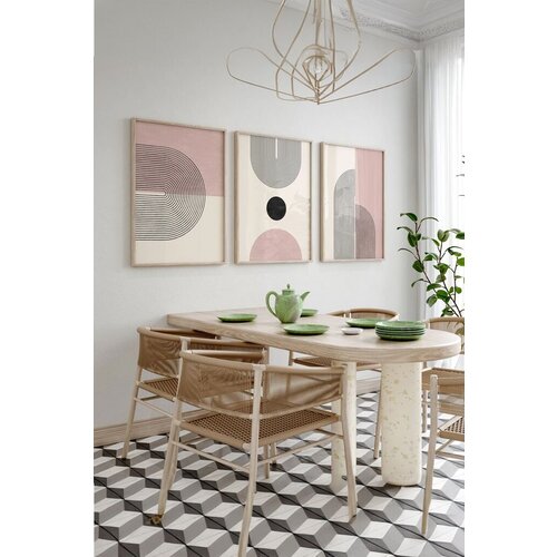 Wallity dekorativna slika 3Dartsohoset9, 33x48cm, 3 dela Cene
