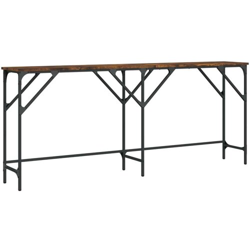  Konzolni stol boja hrasta 180x29x75 cm od konstruiranog drva Slike