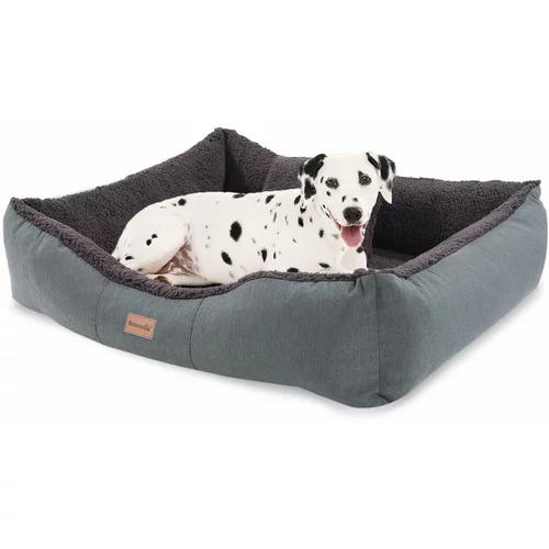 brunolie Emma, košara za psa, perivo, protuklizno, prozračno, dvostrani madrac, jastuk, veličina M (80 × 20 × 70 cm)