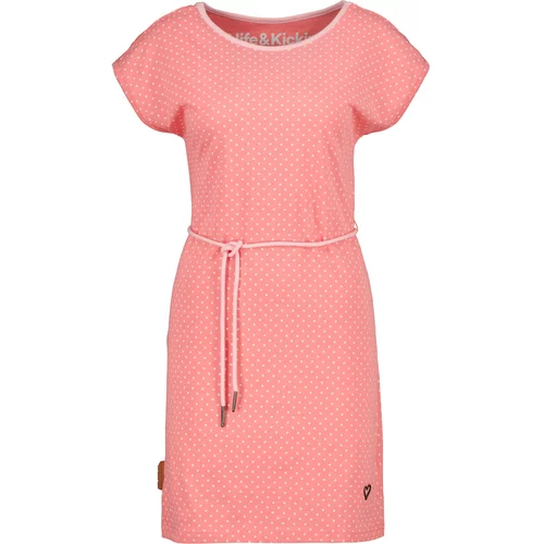 ALIFE AND KICKIN Ljetna haljina 'EllenAK' smeđa / roza / bijela