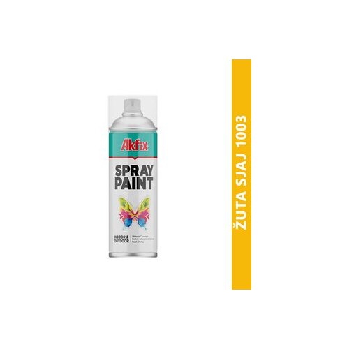 Akfix boja u spreju 1003 žuta sjaj 400 ml Cene