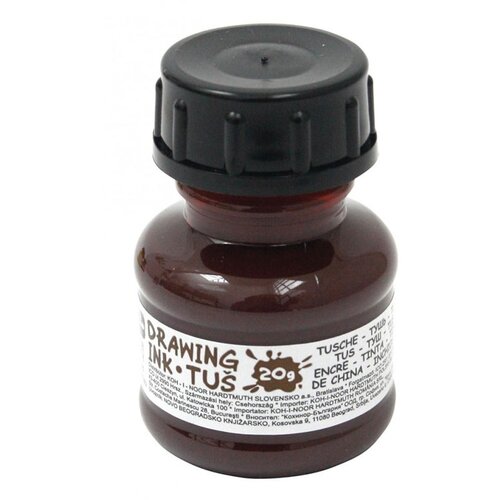Koh i Noor Tuš za risanje Koh-i-noor, rjav, 20 ml Cene