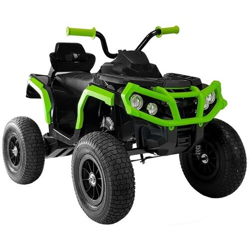 Lean_Toys Quad na akumulator 12V ATV - napihljiva kolesa - črna Cene