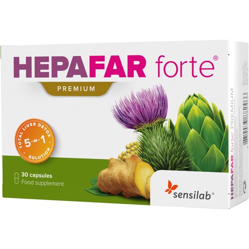 Sensilab Hepafar Forte Premium, kapsule Slike