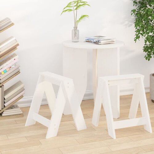 vidaXL Stolci 2 kom bijeli 40 x 40 x 45 cm od masivne borovine Cijene