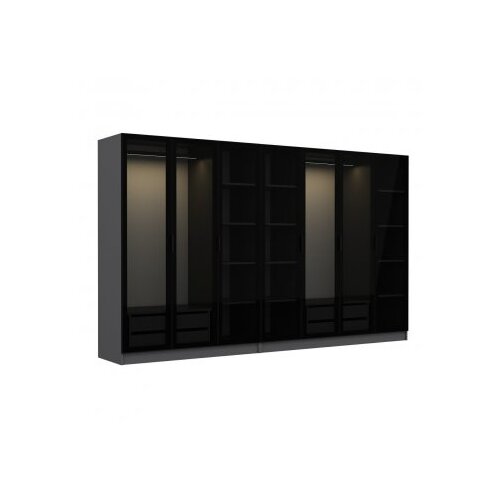 Hanah home Kale 6095 Ormar, 315x210x52cm, Crni Slike