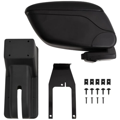 VidaXL Naslon za ruke za automobil crni 12x29x(32-46) cm ABS Slike