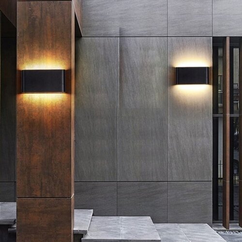  LED spolja&amp;scaron;nja zidna lampa FLOW 2xLED/6W/230V IP54 3000K antracit Slike