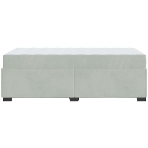  Krevetna konstrukcija Svijetlo siva 80 x 200 cm tkanina Slike