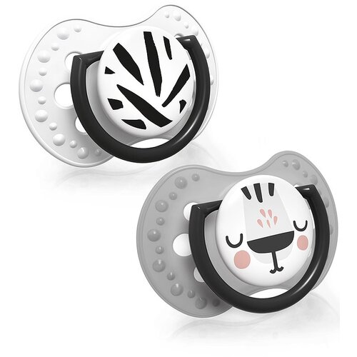 Lovi Salt&amp;amp;Pepper Dynamic Soother 18m+ duda 2 kom za djecu Slike
