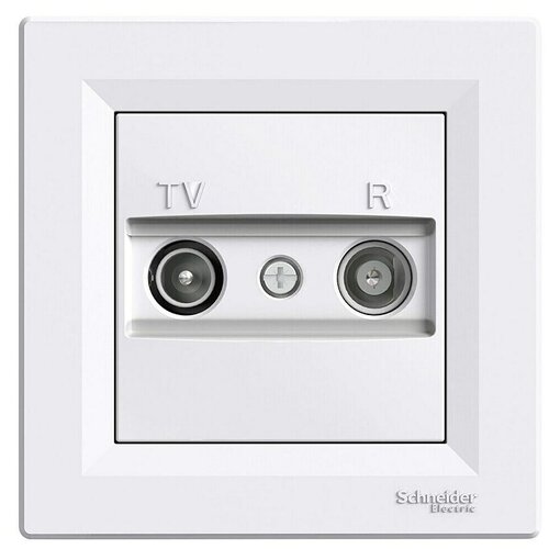 Schneider Electric Asfora Zavr&amp;scaron;na utičnica za antenu TV/R (Bijela, 1 dB) Slike