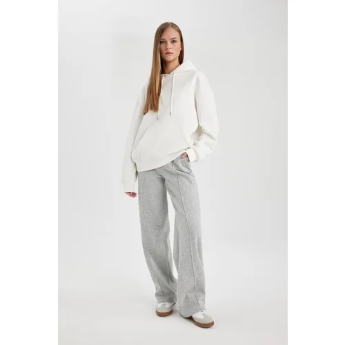 Defacto Straight Fit Long Length Thick Fabric Sweatpants with Pockets