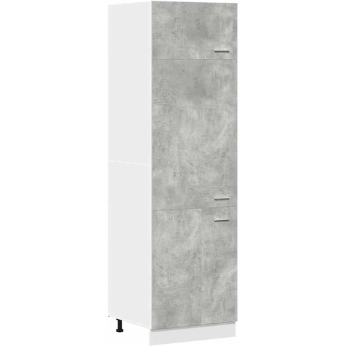 za hladnjak &amp;quot;Lyon&amp;quot; Betonsko sivi 60x57x207 cm Konstruirano drvo Slike