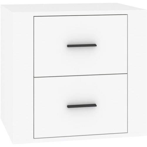 Maison Chic Nočna omarica - Nočna miza bela 50x39x47 cm, (21688259) Slike