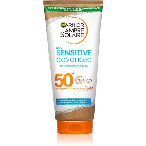 Garnier Ambre Solaire Sensitive Advanced mlijeko za sunčanje za osjetljivu kožu SPF 50+ 175 ml Cijene