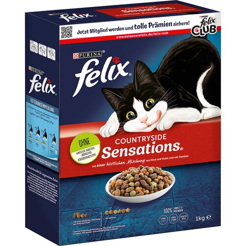 Felix Countryside Sensations z govedino - Varčno pakiranje 4 x 1 kg Cene