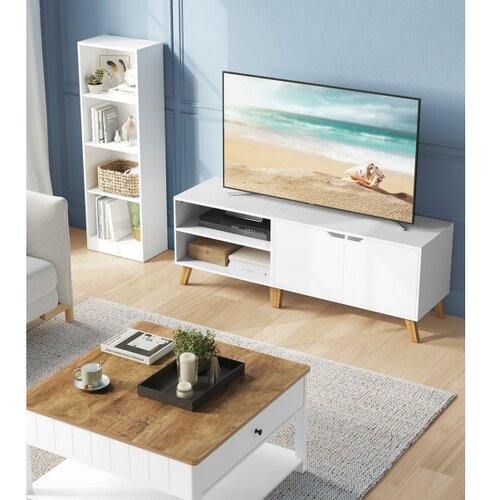  TV komoda BASTOR bela Slike