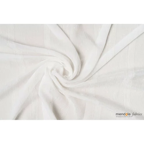 Mendola Fabrics Bež prosojna zavesa 400x260 cm Leah –