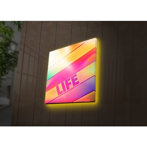 Wallity Slika sa LED osvetljenjem 2828DACT-39, 28x28 cm Cene