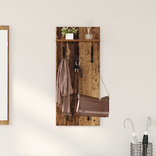 vidaXL Nadwyčajna obešalnik za plašče Star les 90 x 40 x 10 cm Cene