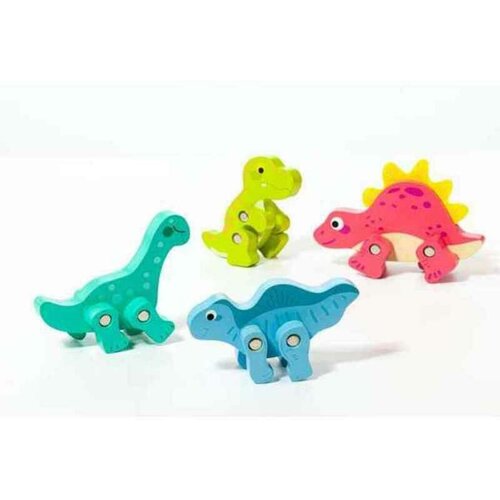  Molto: Nature Moj prvi dinozaver lesena figurica 4-delni paket Slike