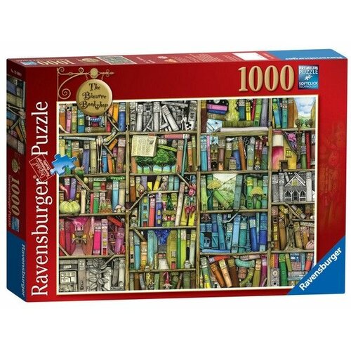 Ravensburger puzzle - The Bizzarre Bookshop - 1000 delova Slike