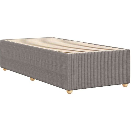 VidaXL okvir za krevet smeđesivi 80x200 cm od tkanine Slike