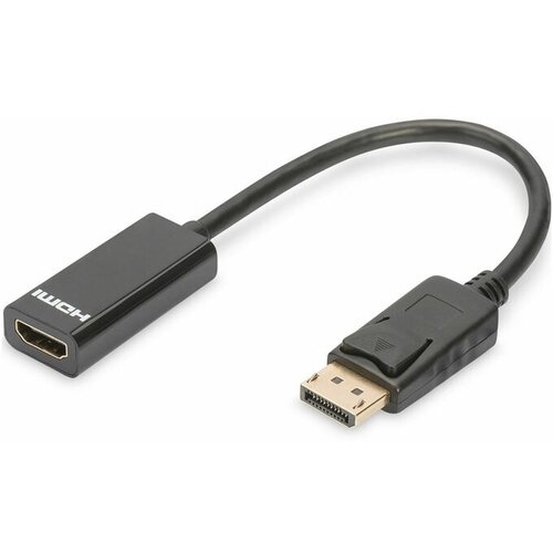 Digitus DisplayPort / HDMI Adapter [1x Muški konektor DisplayPort - 1x Ženski konektor HDMI] Crna Cijene