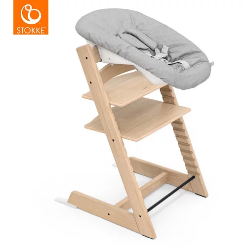 Stokke otroški stolček tripp trapp® hrast natural + vstavek za novorojenčka tripp trapp® grey
