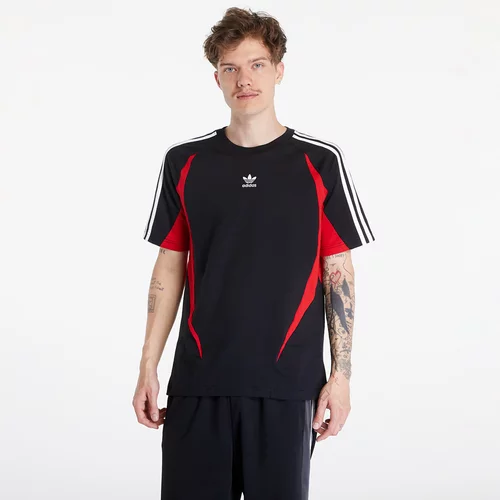 Adidas Archive Short Sleeve Tee Black/ Better Scarlet
