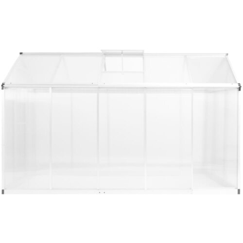 vidaXL Rastlinjak iz aluminija 302x190x195 cm 11,19 m&sup3; Cene