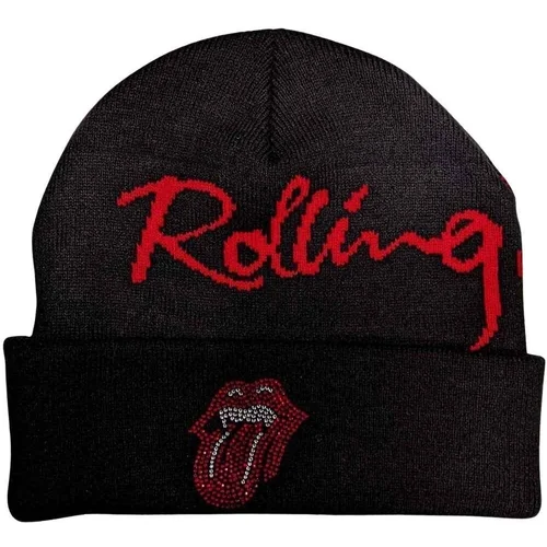 The Rolling Stones Kapa Embellished Classic Tongue Black