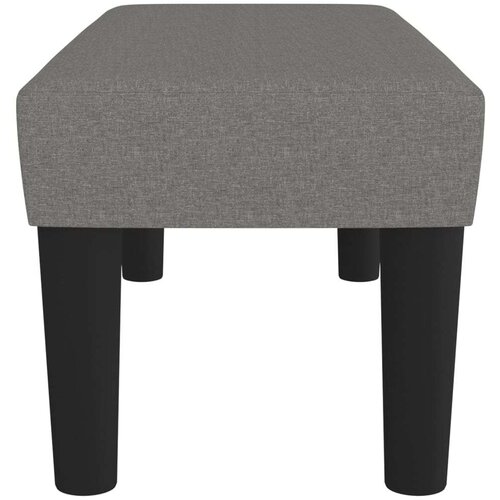  Klupa tamnosiva 70 x 30 x 30 cm od tkanine Slike