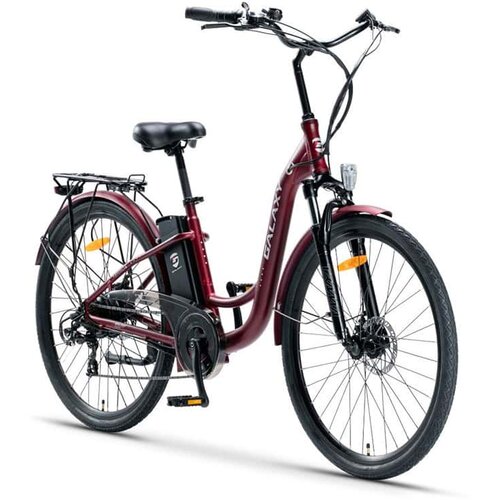 Galaxy električni bicikl alu valencia 28" li-ion bordo 36V/10.4Ah Cene