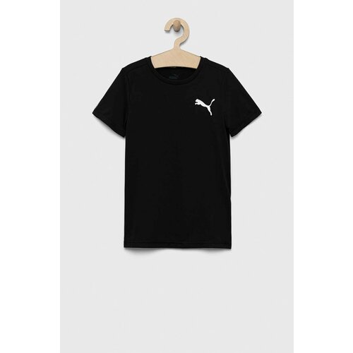 Puma Dječja majica kratkih rukava ACTIVE Small Logo Tee B boja: crna, s tiskom Slike