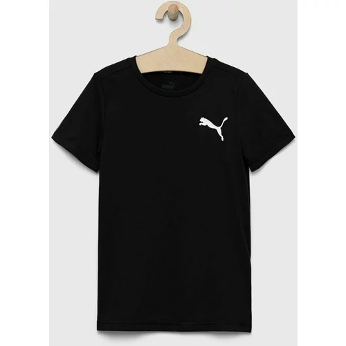 Puma Otroška kratka majica ACTIVE Small Logo Tee B črna barva