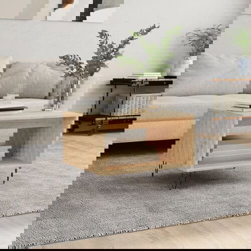vidaXL Klubska mizica sonoma hrast 60x50x40 cm inženirski les Cene
