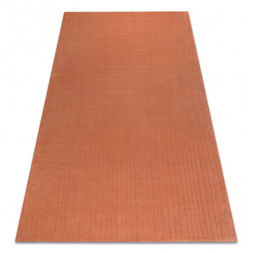 RugsX Volnena preproga TEXTURA 488.05.LA000 OSTA - Linije, geometrijski okvir, strukturna terakota 200x300 cm, (5000218717) Cene
