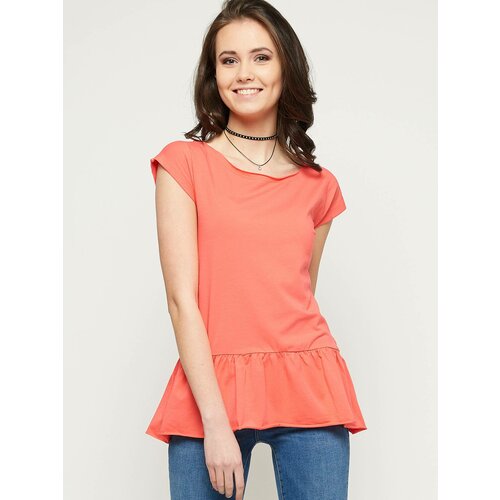 Yups Blouse with coral frill Slike